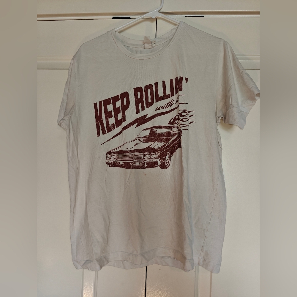 'Keep Rolling With it' Muscle Car tee